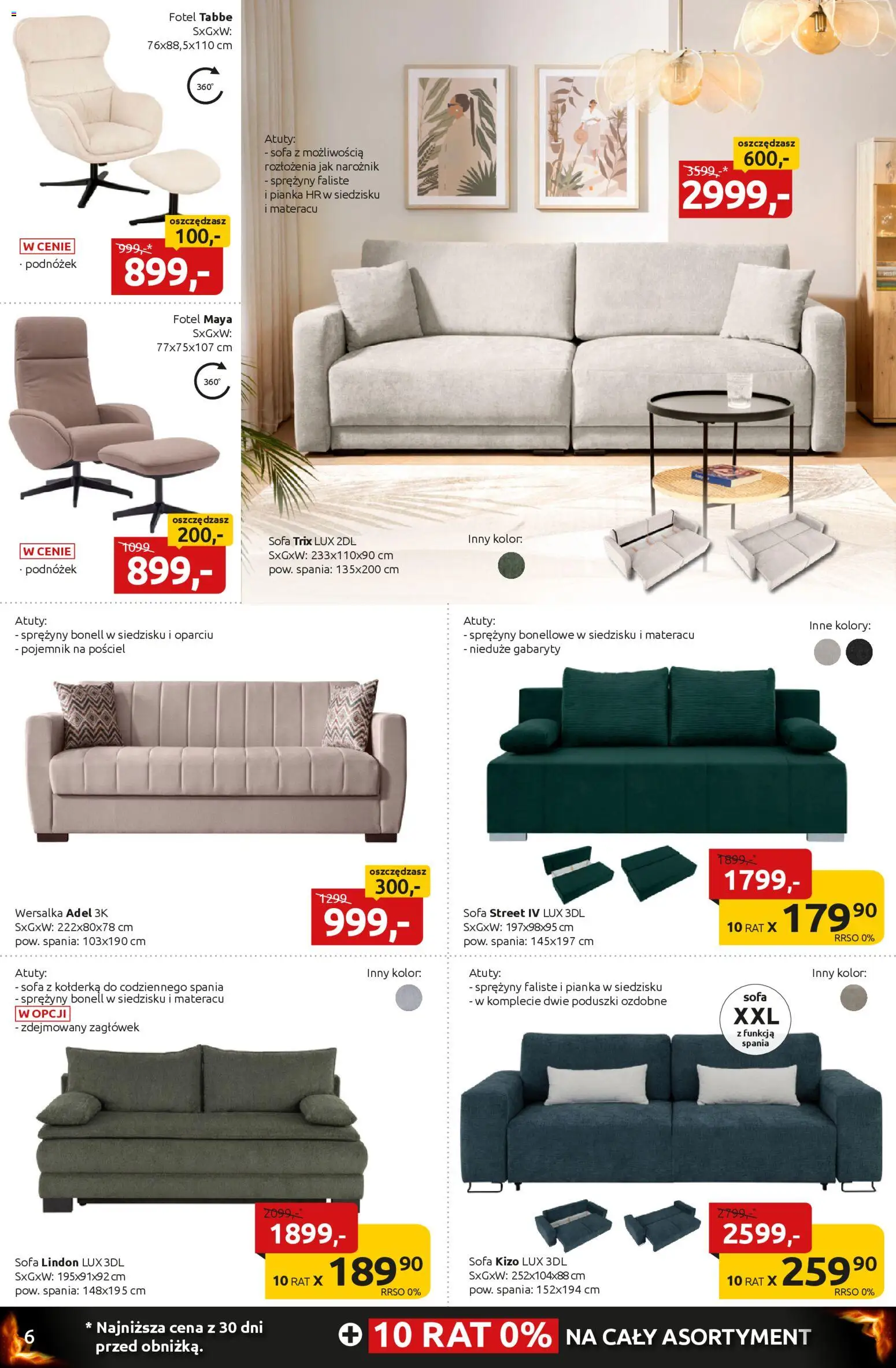 Black Red White promocje od 27.01.2026 | Strona: 6 | Produkty: Pościel, Sofa, Fotel