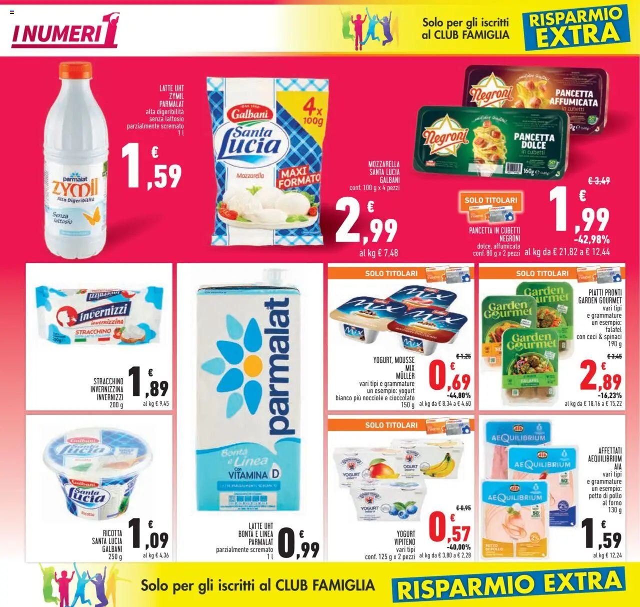 Volantino Conad del 25.09.2025 | Pagina: 2 | Prodotti: Yogurt, Pancetta, Ceci, Spinaci