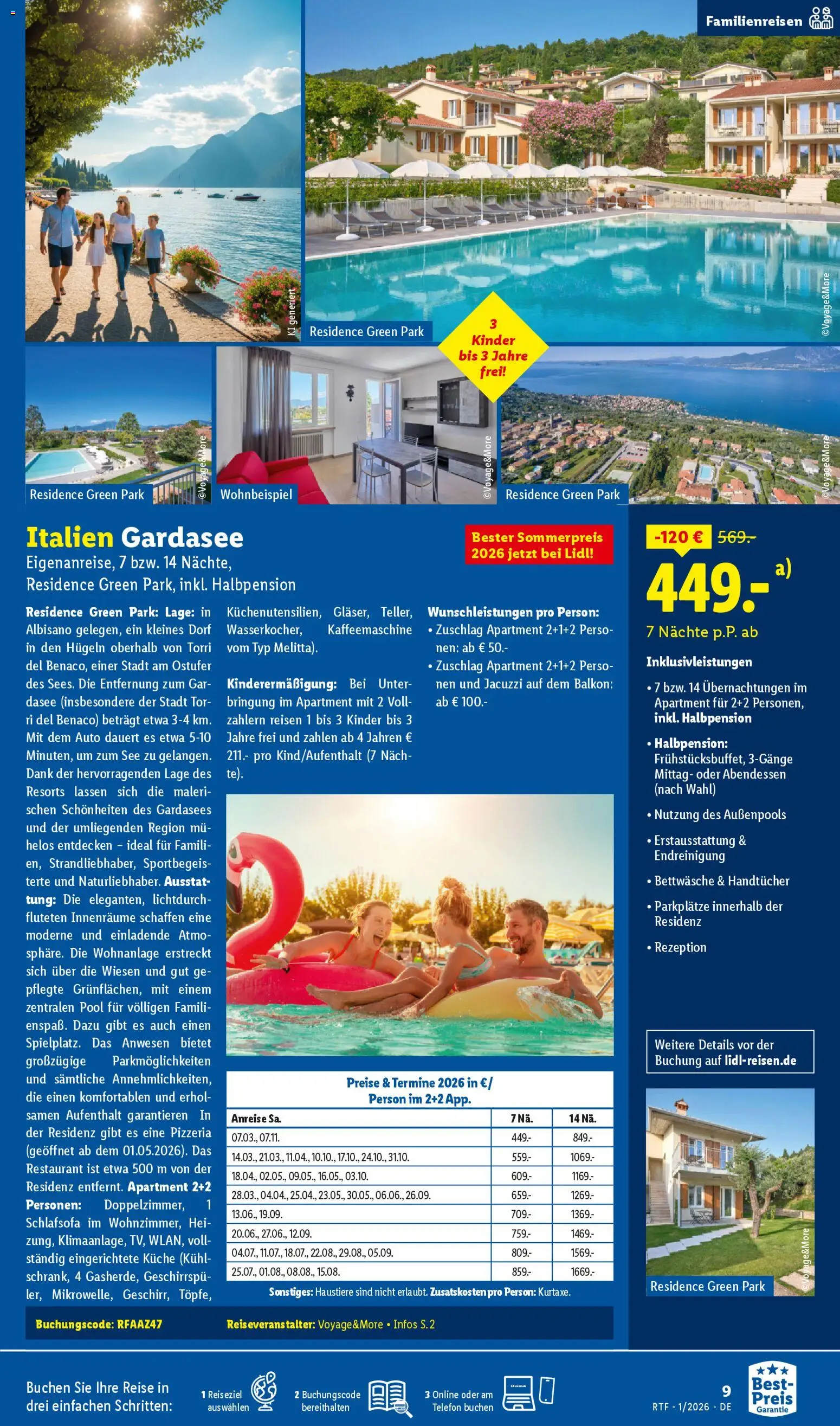 Lidl Reisen - Prospekt – gültig ab 14.01.2026 | Seite: 9 | Produkte: Kaffeemaschine, Bettwäsche, Küche, Telefon