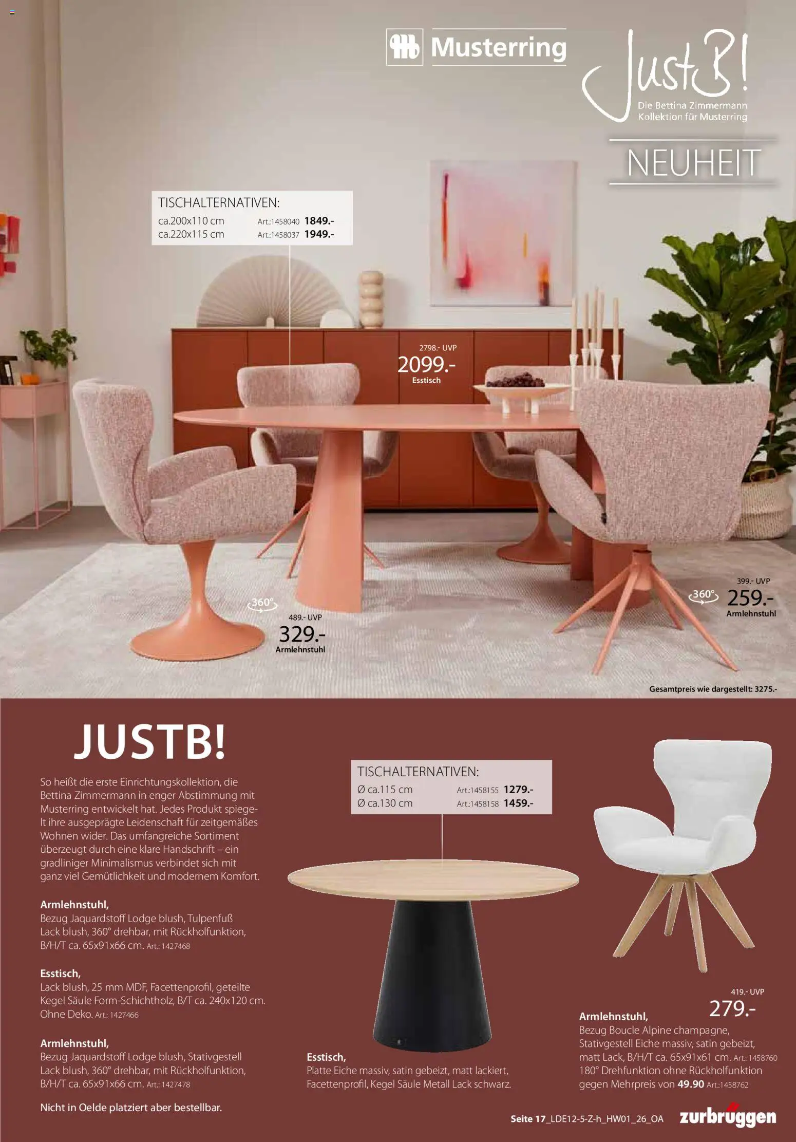 Zurbrüggen  Hochwert-Spezial – gültig ab 29.12.2025 | Seite: 29 | Produkte: Esstisch