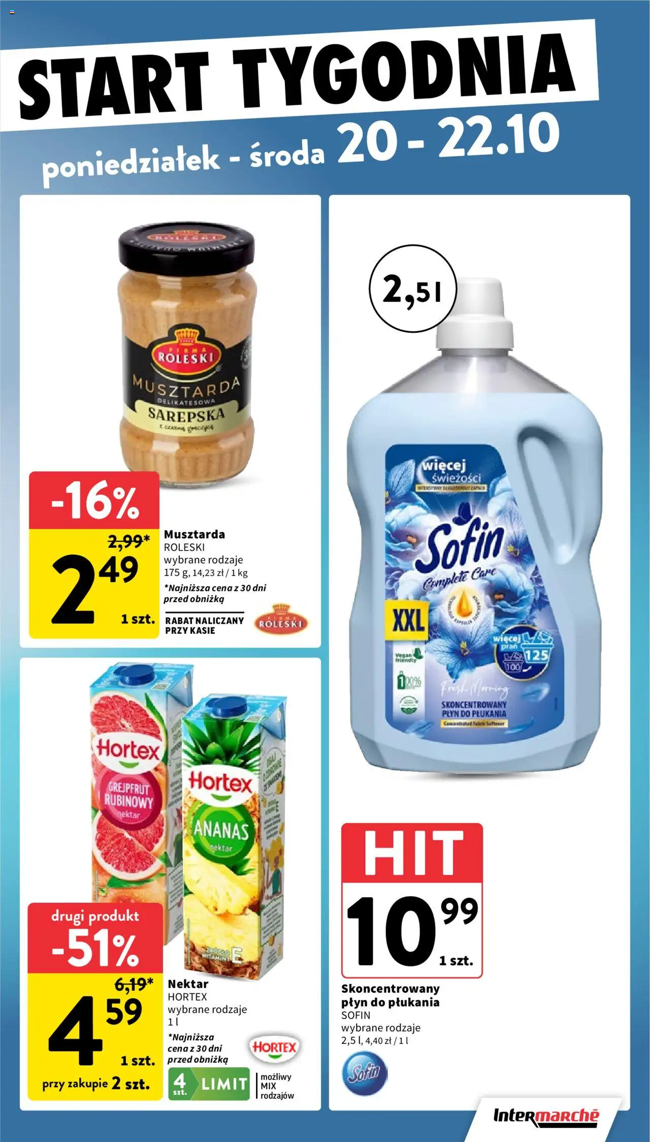 Intermarche Gazetka od 16.10.2025 | Strona: 39 | Produkty: Musztarda, Ananas, Grejpfrut
