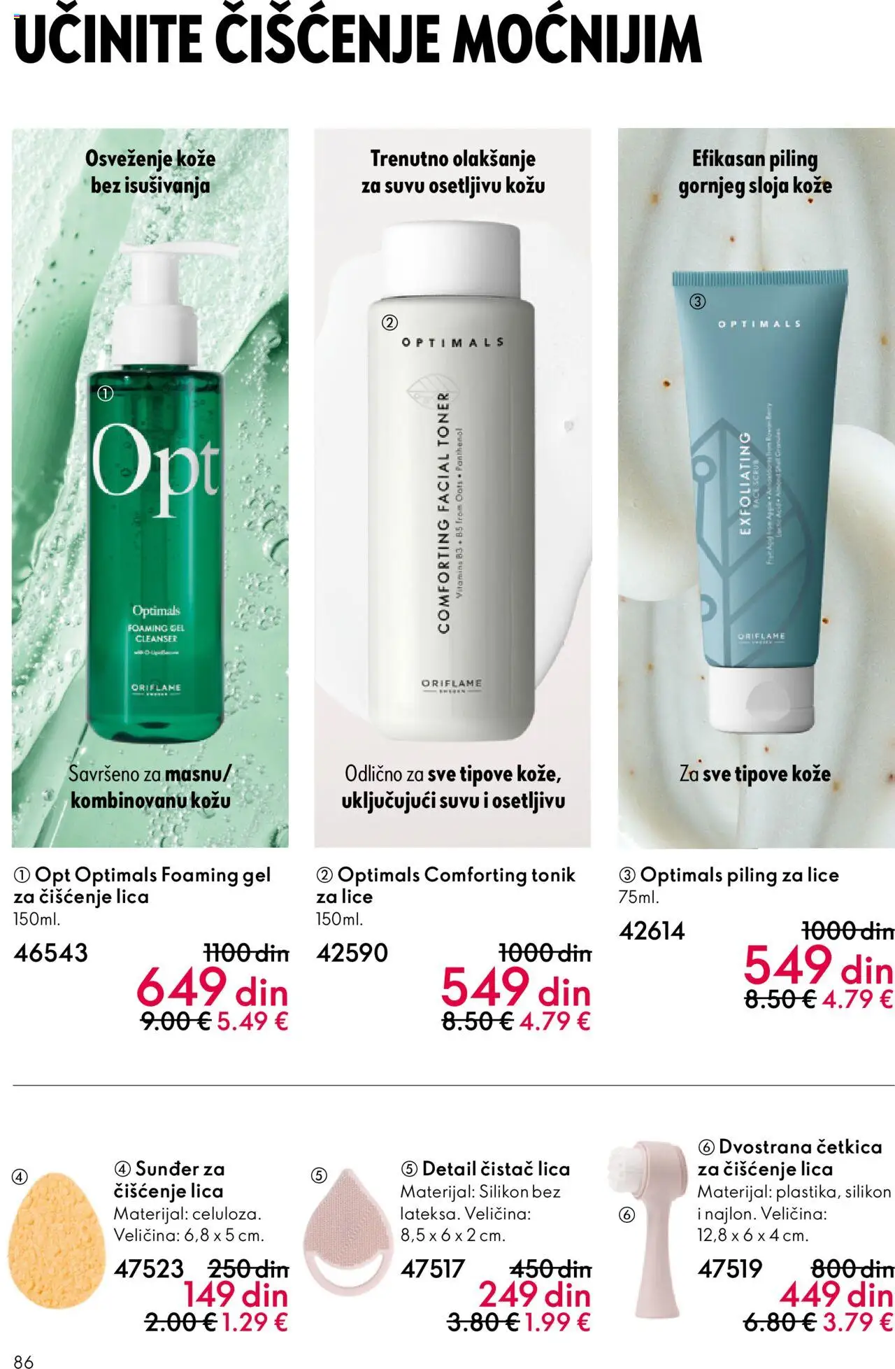 Oriflame katalog - važi od 08.10.2025 | Strana: 86 | Proizvode: Piling, Toner, Tonik