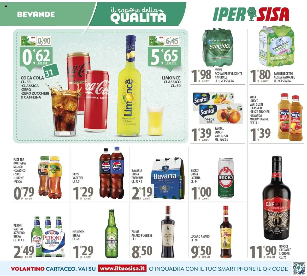 Volantino SISA del 03.10.2025 | Pagina: 13 | Prodotti: Caffè, Limone, Pesca, Pepsi