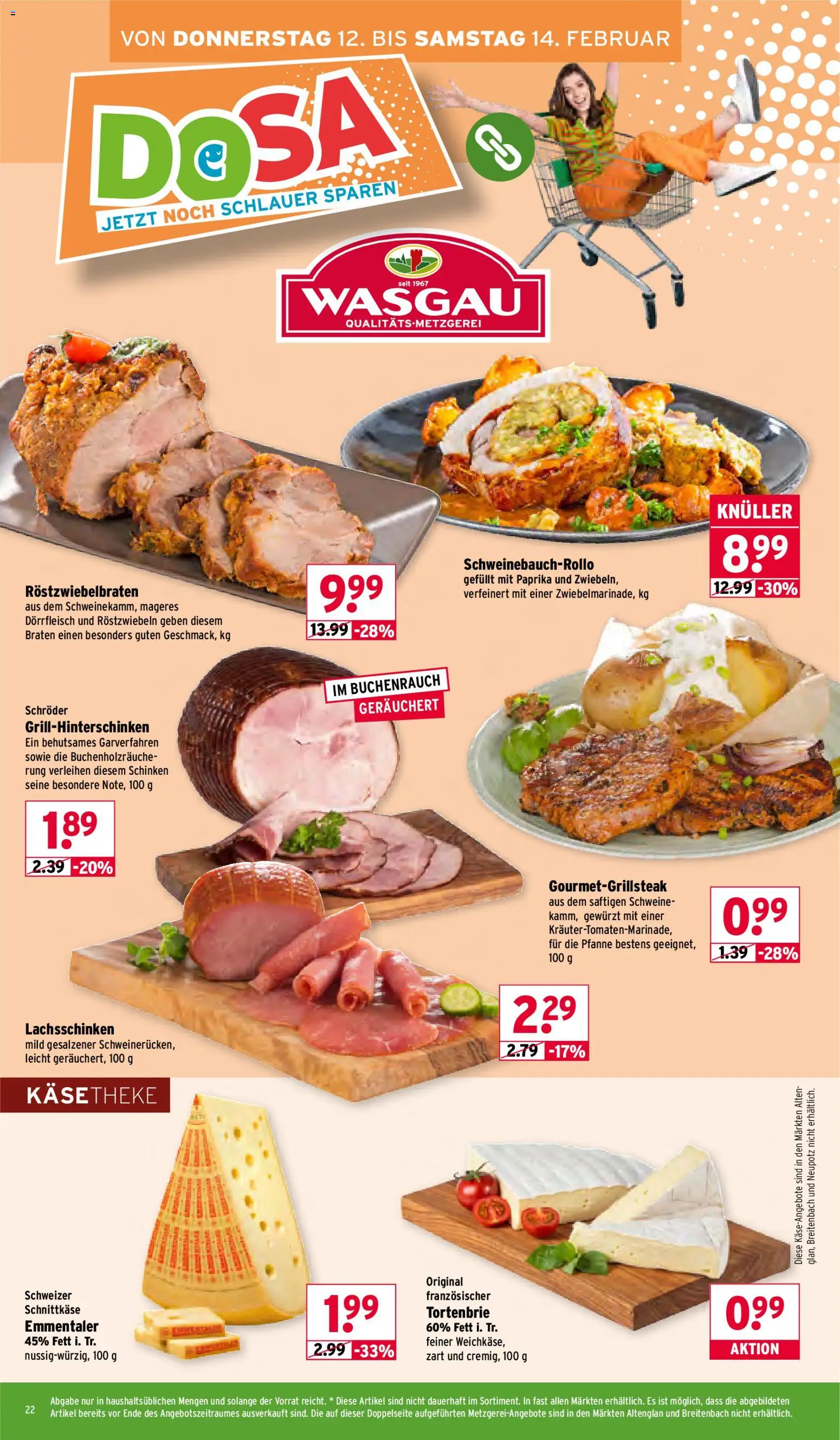 Wasgau Prospekt 	 – gültig ab 09.02.2026 | Seite: 22