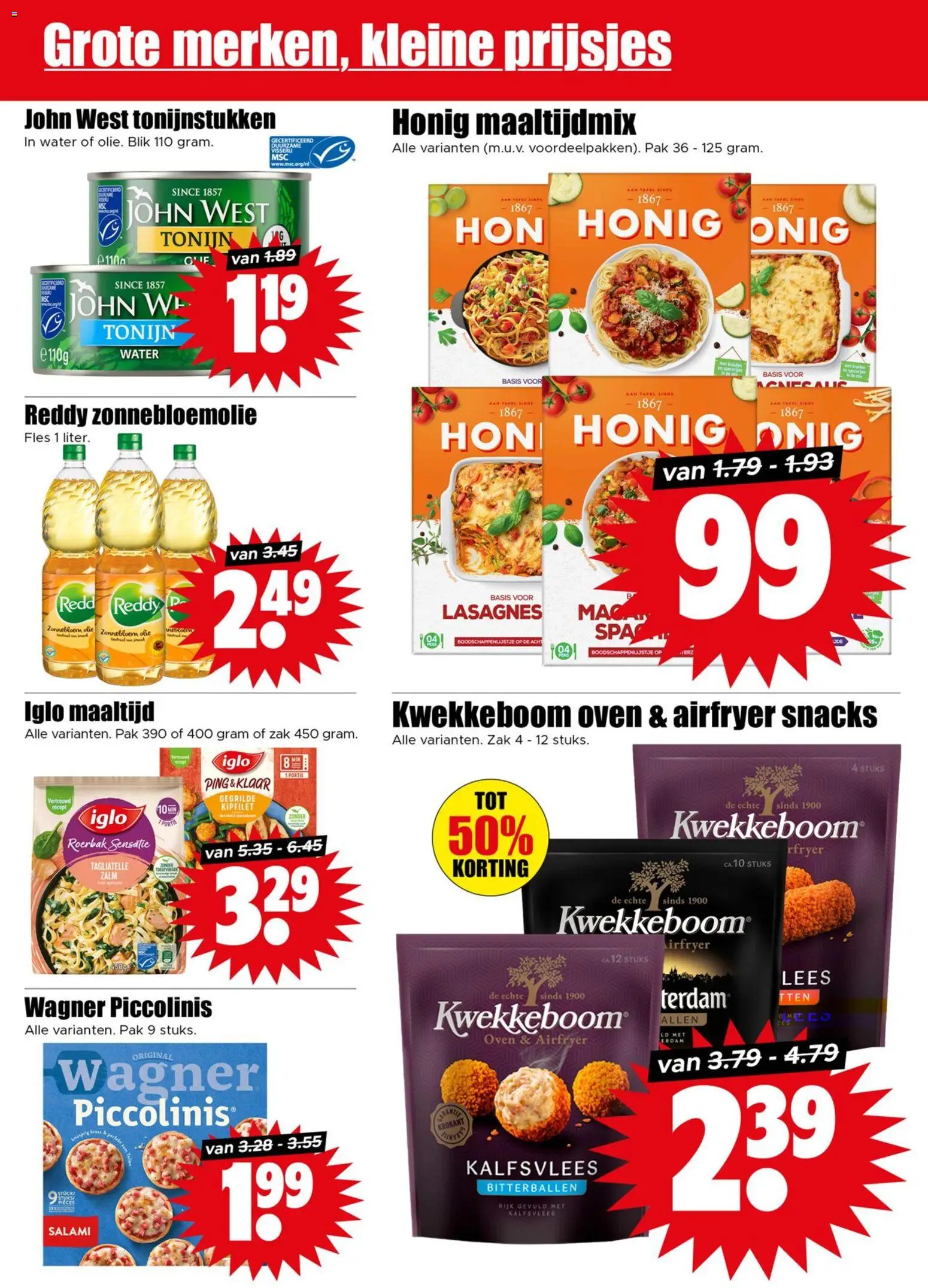 {H1} | Pagina: 18 | Producten: Snacks, Fles, Tonijn, Oven