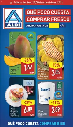 Vista previa Aldi folleto Canarias válido desde el 27.10.2025