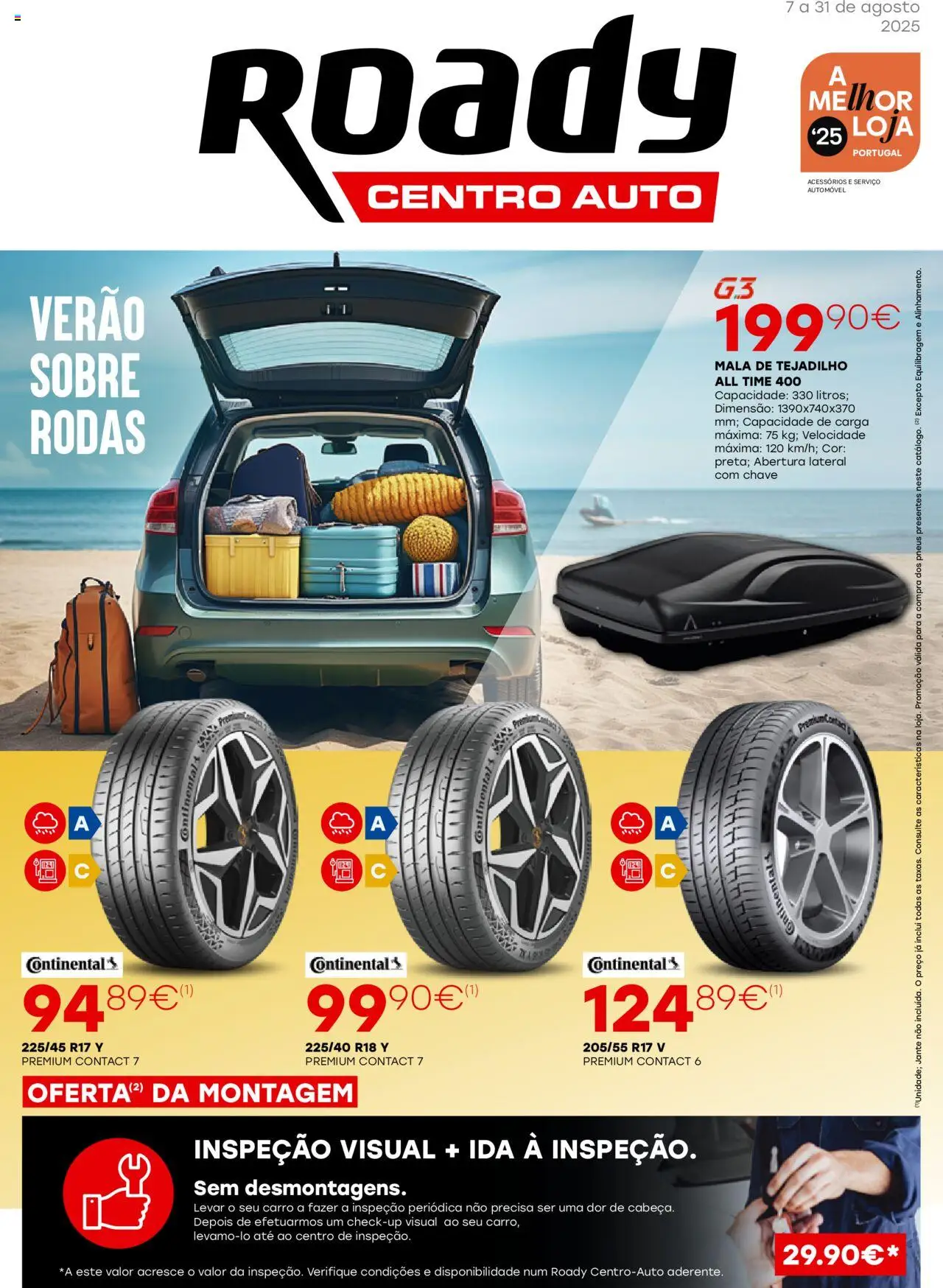 Roady folheto │ válido de 07.08.2025 | Página: 1