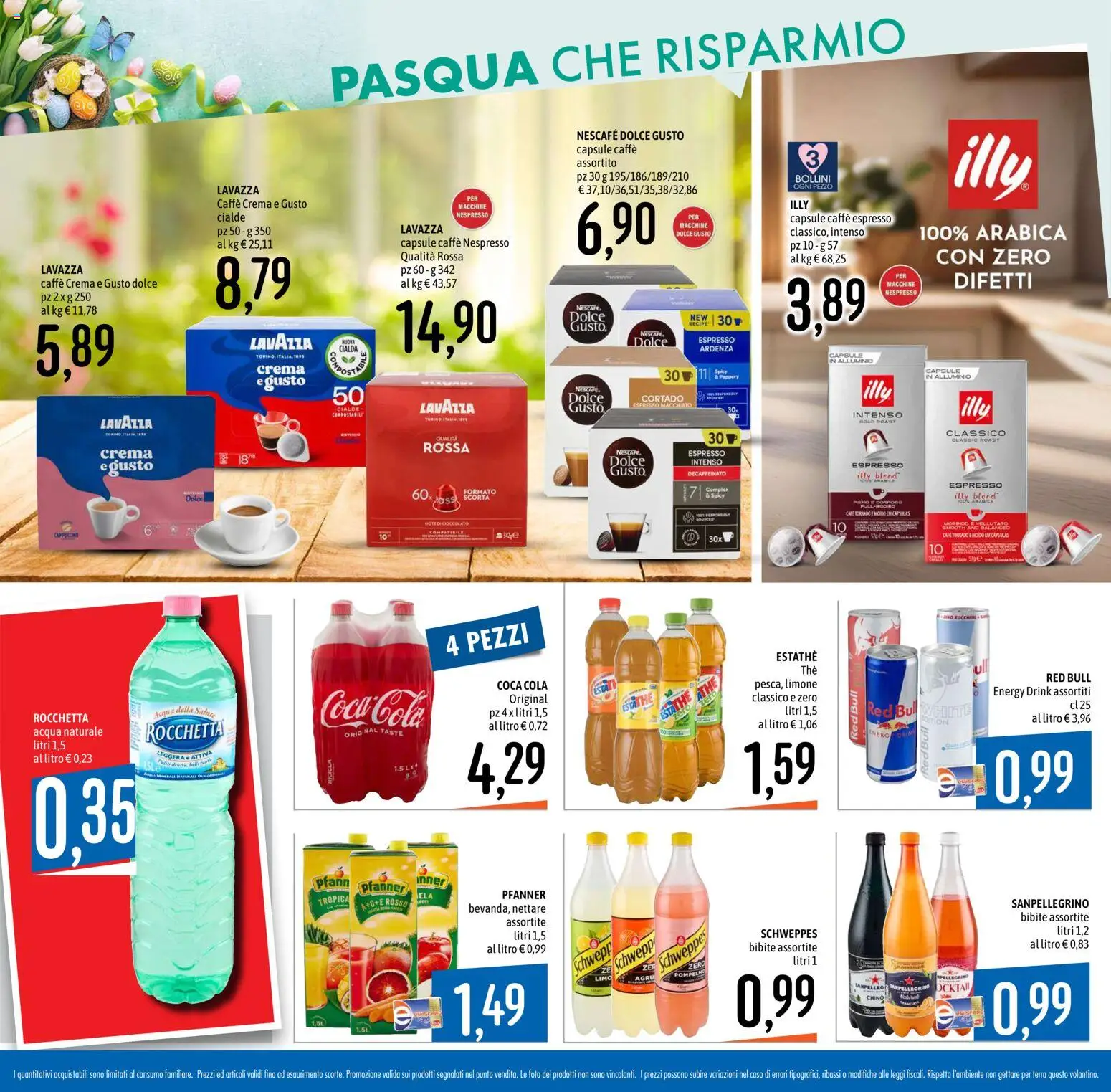 Volantino Emisfero del 26.03.2026 | Pagina: 22 | Prodotti: Cioccolato, Limone, Alluminio, Lavazza