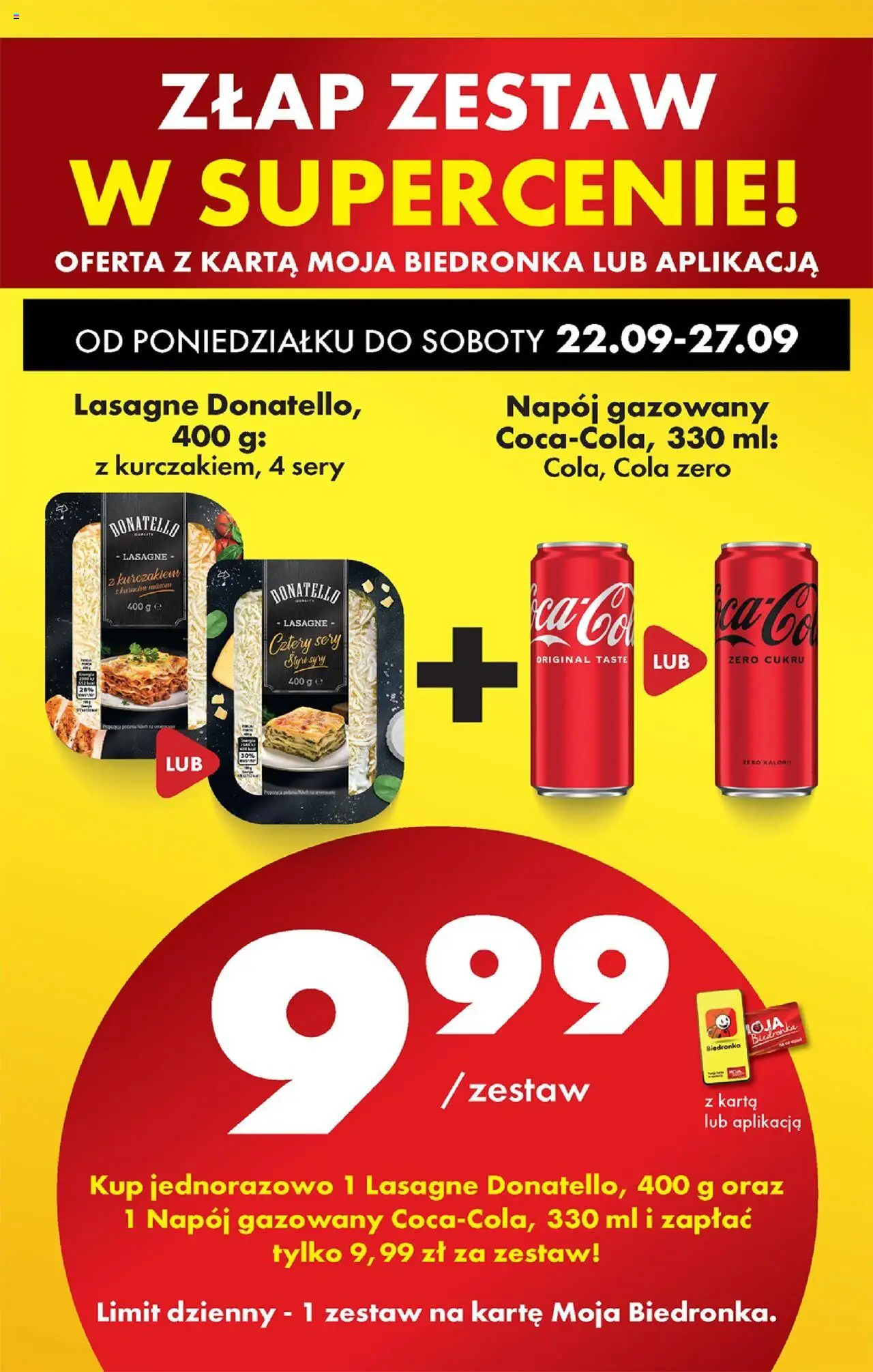 Biedronka gazetka od 22.09.2025 | Strona: 81 | Produkty: Karta, Lasagne, Sery