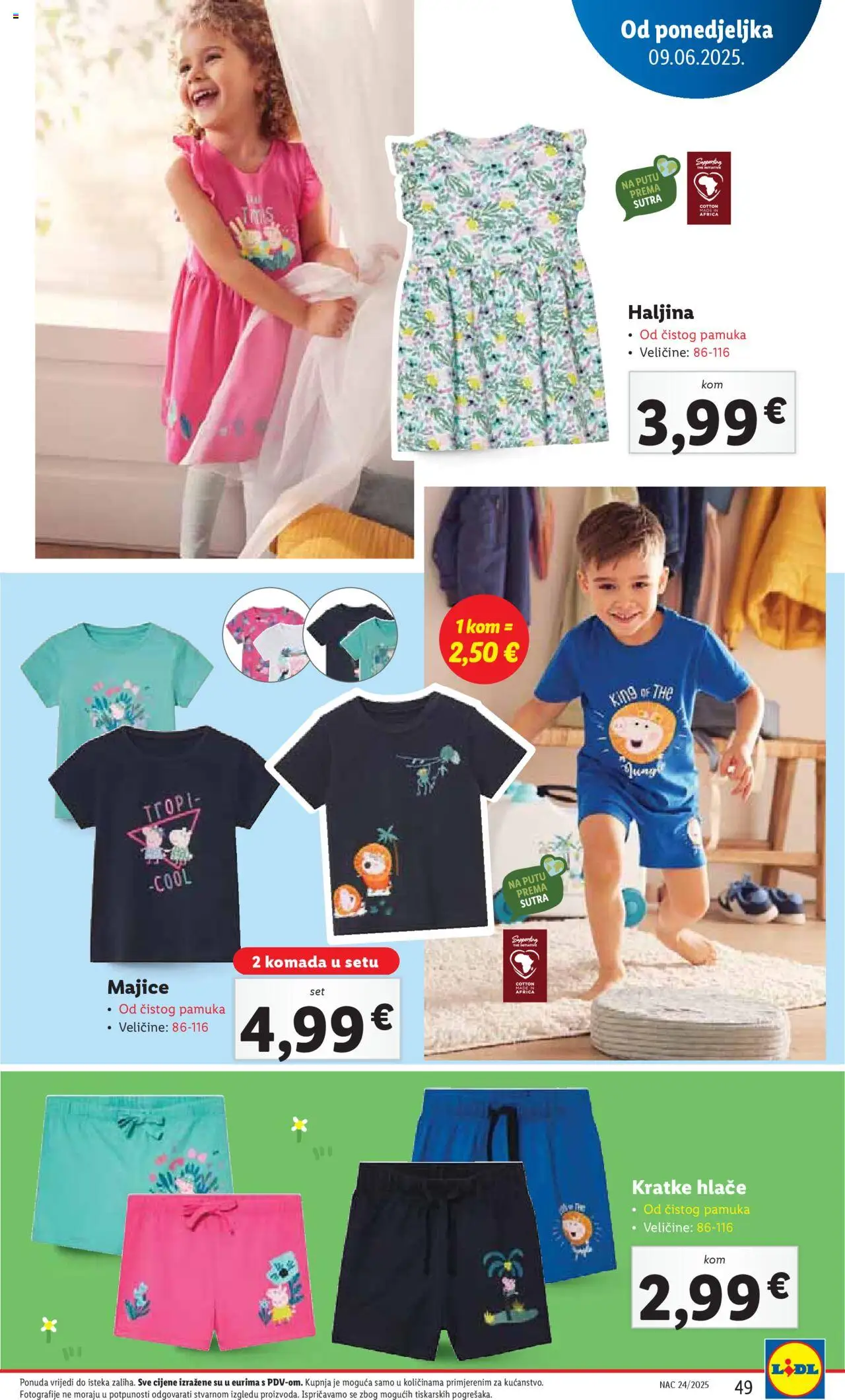Lidl katalog | vrijedi od 09.06.2025 | Stranica: 49 | Proizvodi: Hlače, Kratke hlače, Haljina