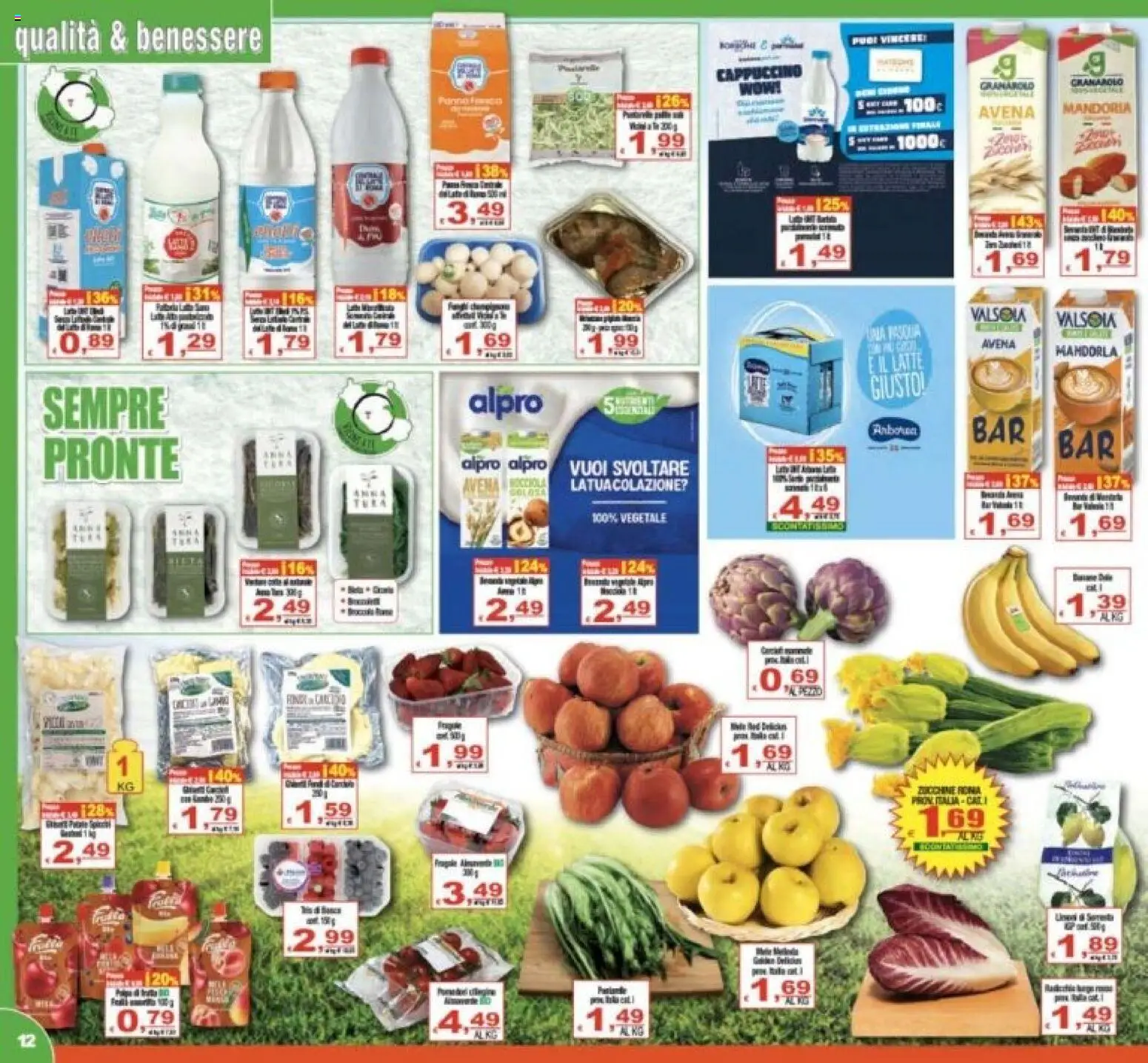 Volantino CTS del 27.03.2026 | Pagina: 12 | Prodotti: Latte, Zucchine