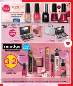 Clicks specials catalogue – valid from 22.01.2026 | Page: 8 | Products: Gloss, Coat, Mascara, Lip gloss