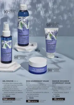  | Page: 63 | Produits: Lavande, Masque, Douche, Huile