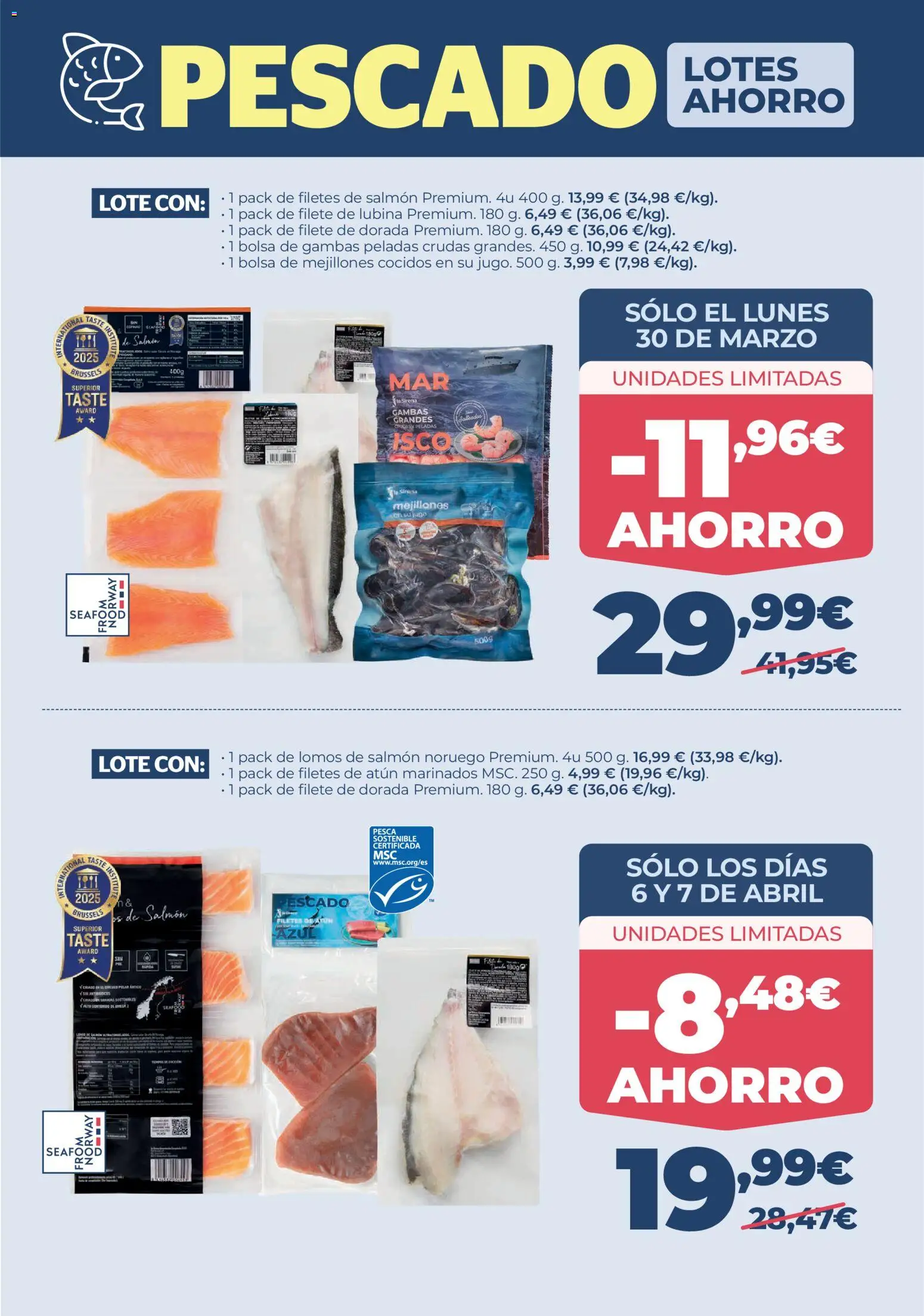 La Sirena folleto │ válido desde el 26.03.2026 | Página: 3 | Productos: Jugo, Pescado, Bolsa, Filete