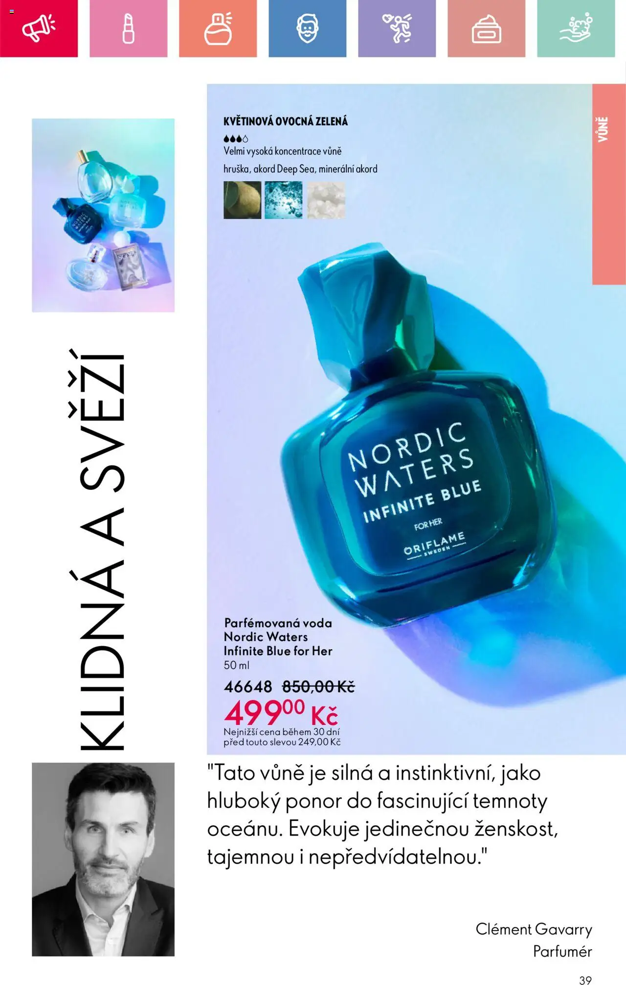 Oriflame katalog č.08/2025 od 25.05.2025 | Strana: 39 | Produkty: Voda
