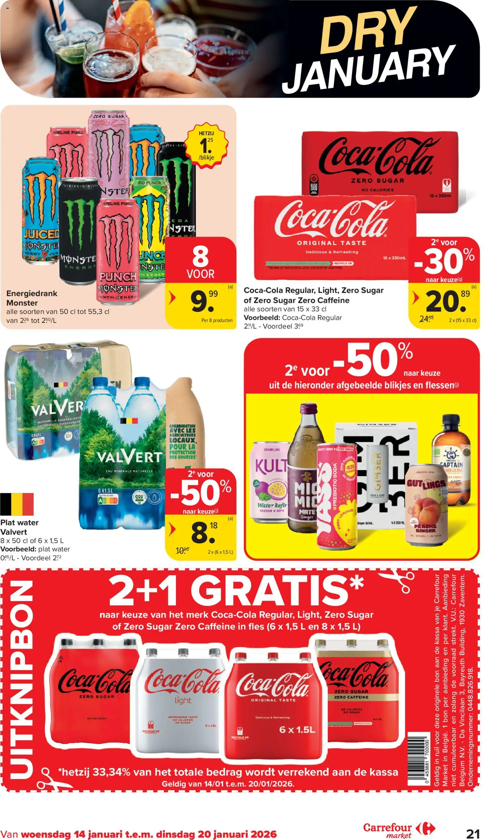 {H1} | Pagina: 21 | Producten: Fles, Monster, La, Mango