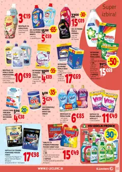 E.leclerc katalog akcije – veljaven od 28.01.2026 | Stran: 35 | Izdelki: Mehčalec, Mehcalec za perilo, Detergent