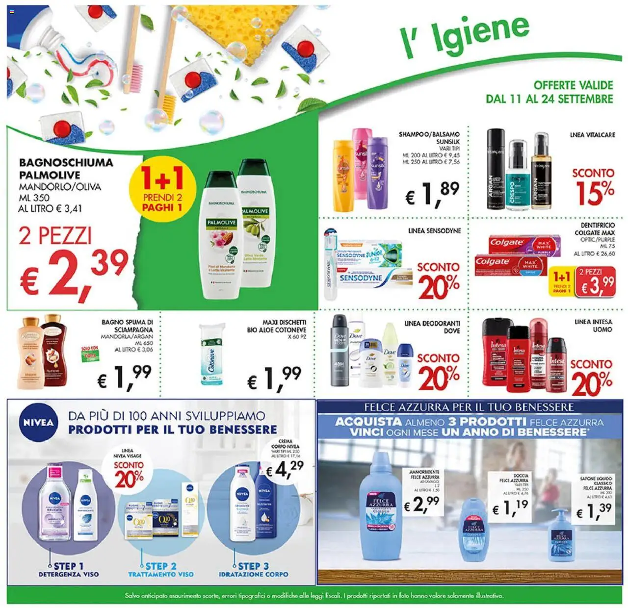Volantino Coal del 11.09.2025 | Pagina: 27 | Prodotti: Sapone, Dentifricio, Bagno, Doccia