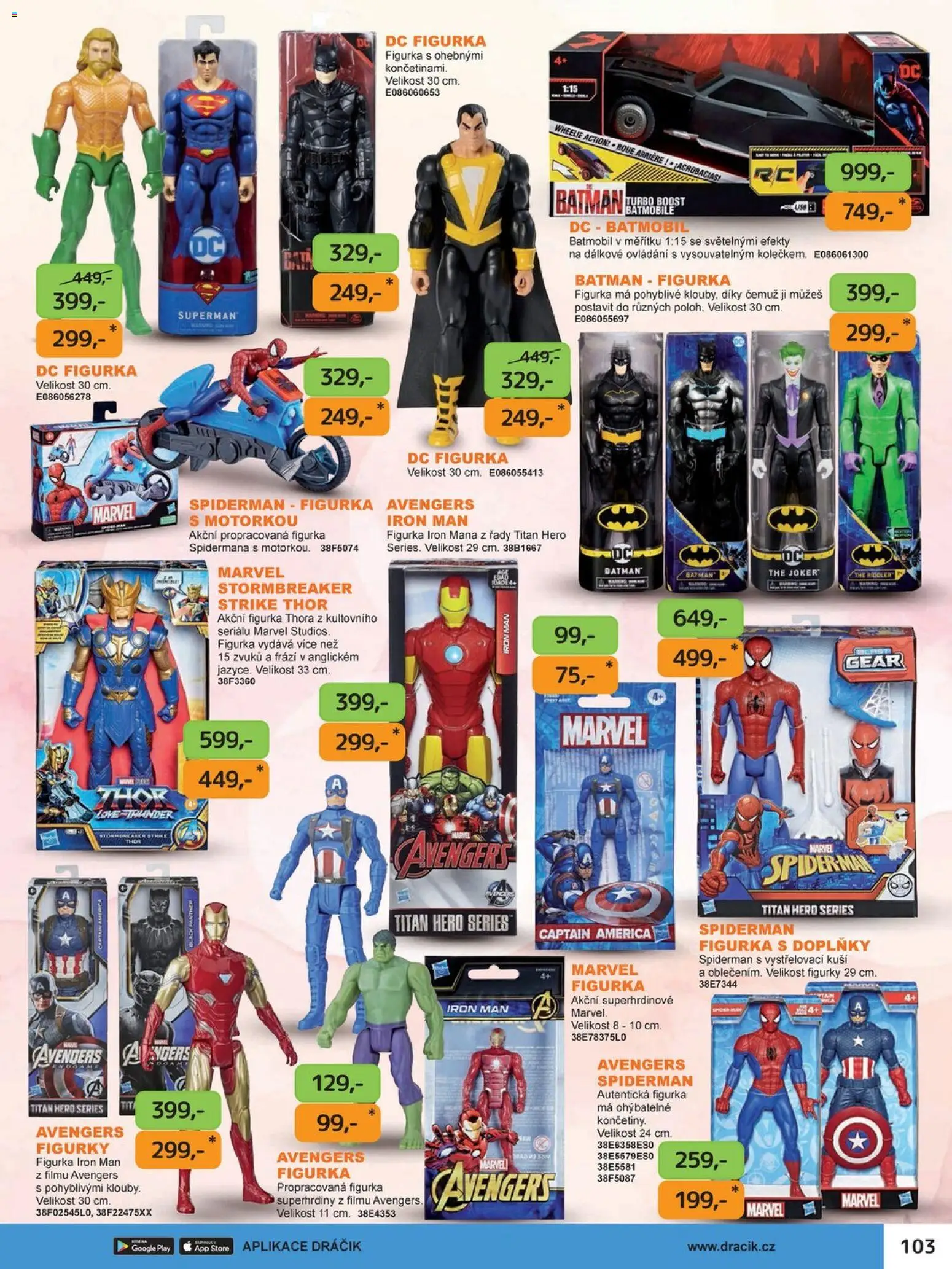 Dráčik leták od 03.10.2025 | Strana: 115 | Produkty: Figurky, Mana, Superhrdinové