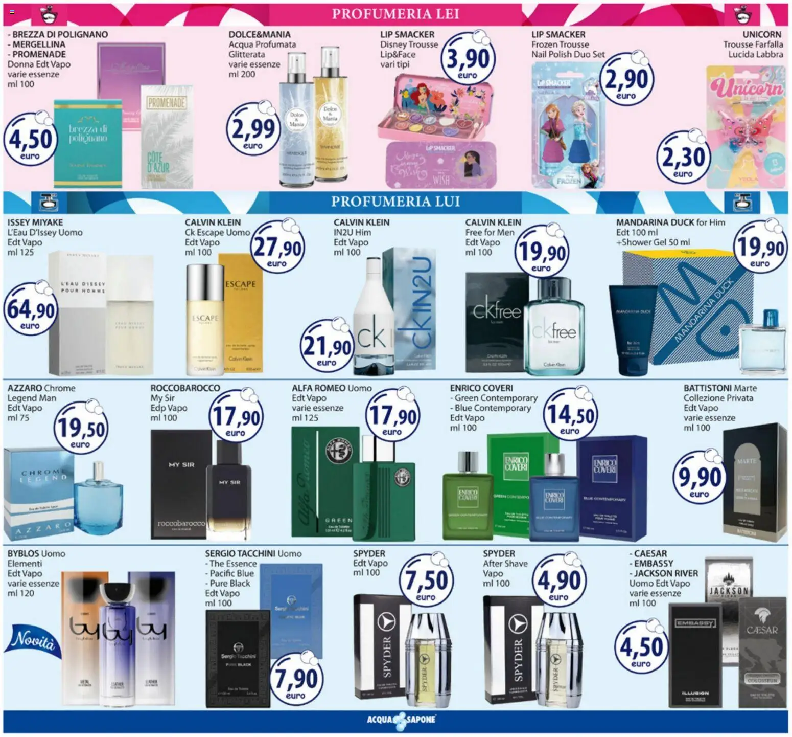 Volantino Acqua e Sapone del 23.03.2026 | Pagina: 3 | Prodotti: Acqua, The