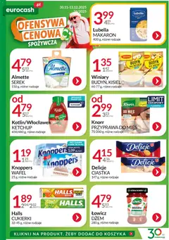 Pogląd oferty "Eurocash Gazetka - Ofensywa Cenowa Spożywcza" - ważna od 30.11.2025