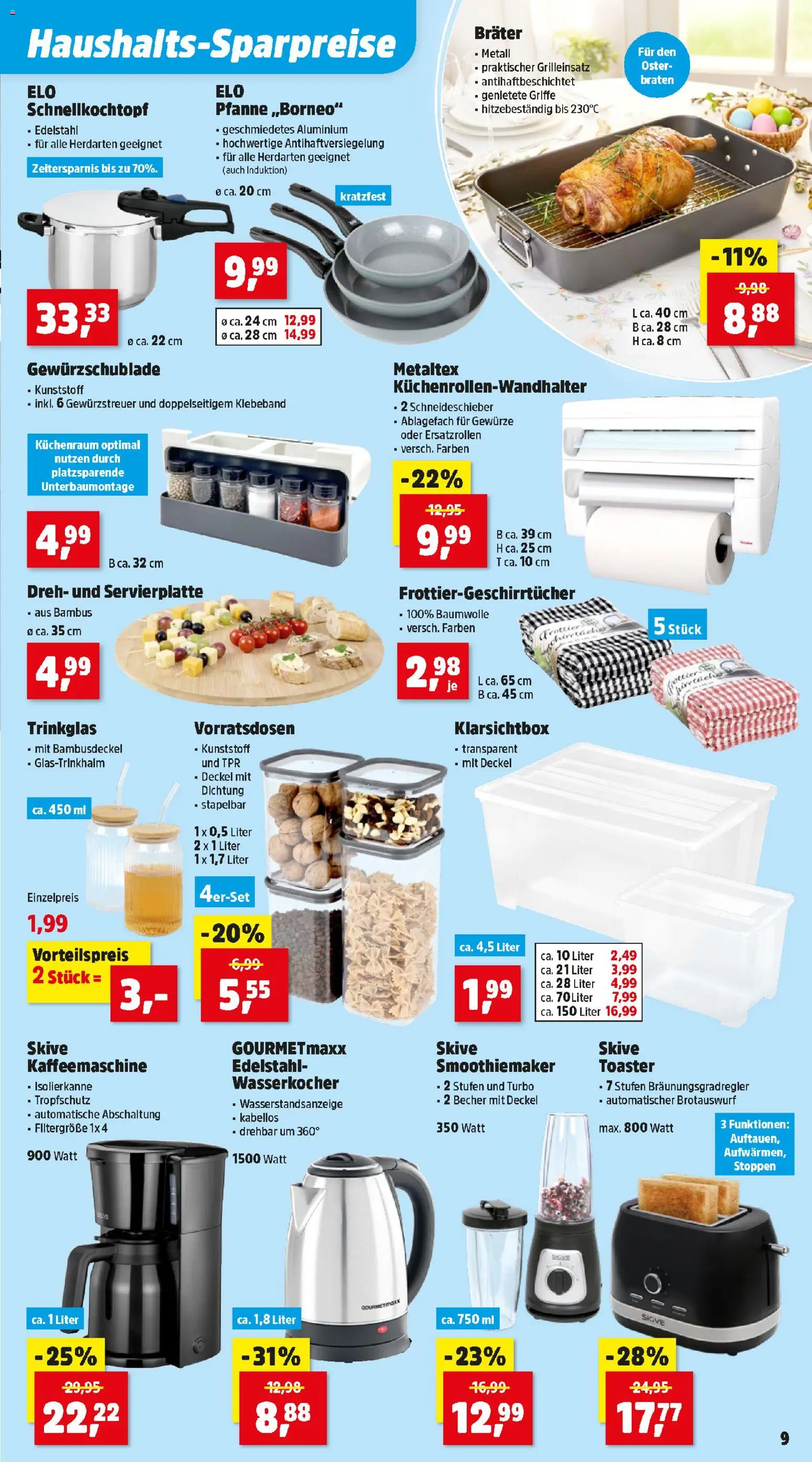 Thomas Philipps Flugblatt gültig ab 09.03.2026 | Seite: 16 | Produkte: Gewürze, Kaffeemaschine, Wasserkocher, Toaster