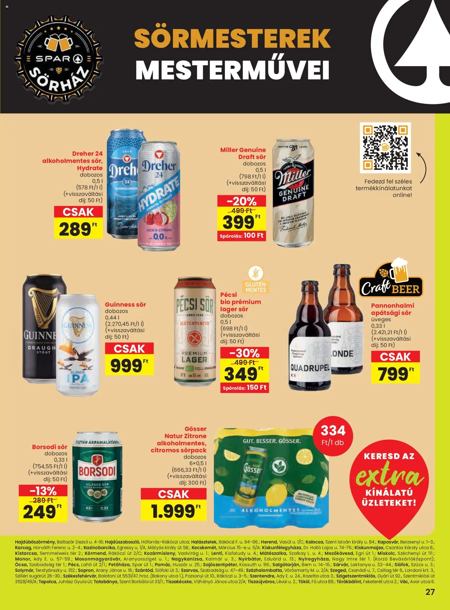 Spar akciós ujság - amely érvényes a következő dátumtól: 13.11.2025 | Oldal: 8 | Termékek: Kiseli krastavci, Sör, Perutnina Ptuj, Suva svinjska pečenica