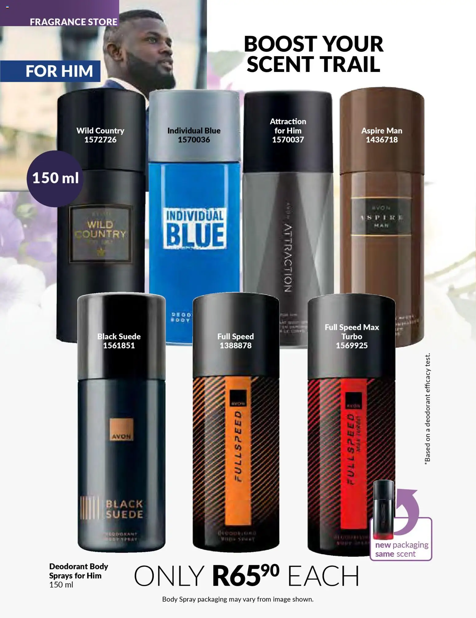 New Avon catalogue – valid from 01.12.2025 | Page: 96 | Products: Body spray, Fragrance, Deodorant