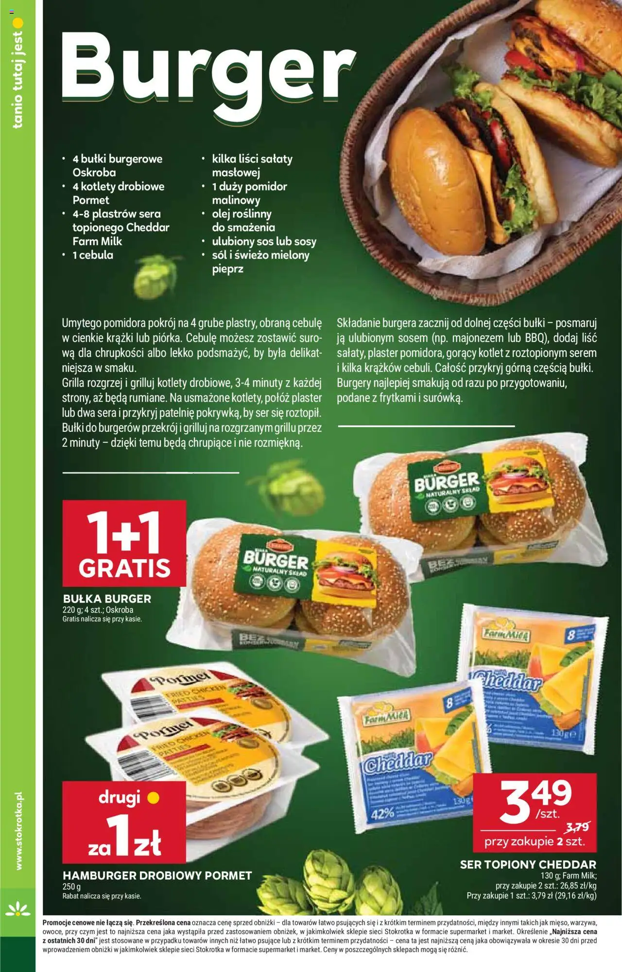 Stokrotka Gazetka od 07.08.2025 | Strona: 28 | Produkty: Ser topiony, Hamburger, Olej, Kotlety