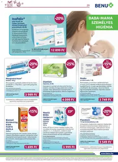 BENU Gyógyszertárak Akciós újság - amely érvényes a következő dátumtól: 01.12.2025 | Oldal: 29 | Termékek: Italpor