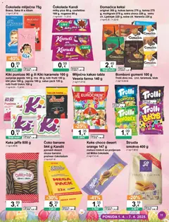 Katalog KTC - Pregled kataloga iz trgovine KTC, vrijedi od 01.04.2026 | Stranica: 11 | Proizvodi: Keks, Lješnjak, Milka, Kakao