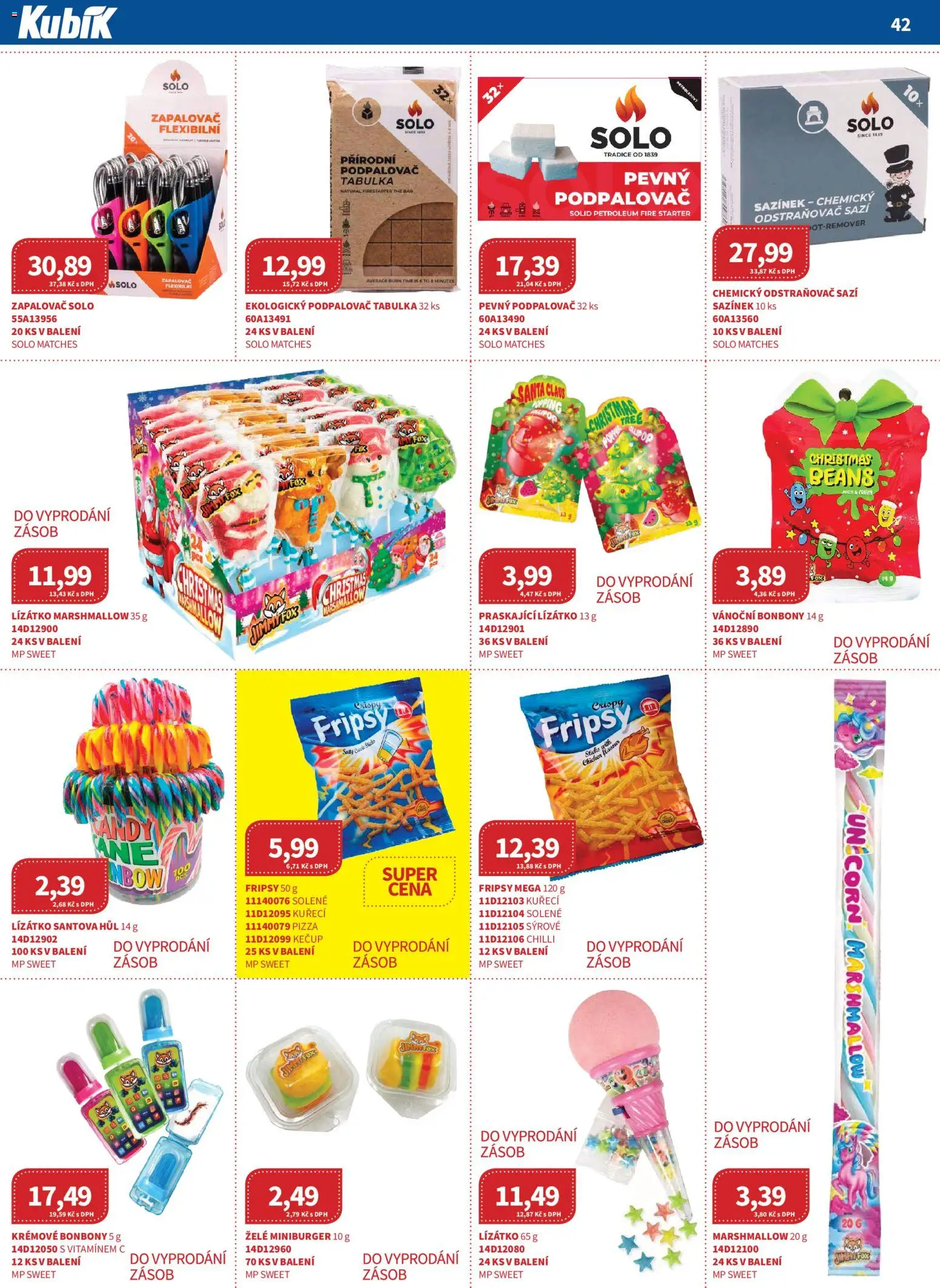 Kubík leták - Velkoobchod 11/2025 od 01.11.2025 | Strana: 42 | Produkty: Marshmallow, Pizza, Bonbóny, Kečup