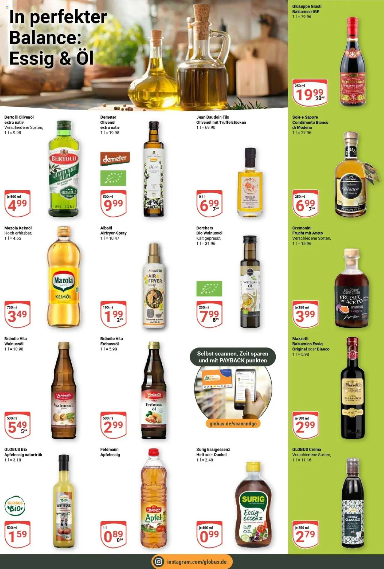 Globus prospekt Freilassing	 - gültig ab dem 15.06.2025 | Seite: 13 | Produkte: Balsamico, Essig, Olivenol, Apple
