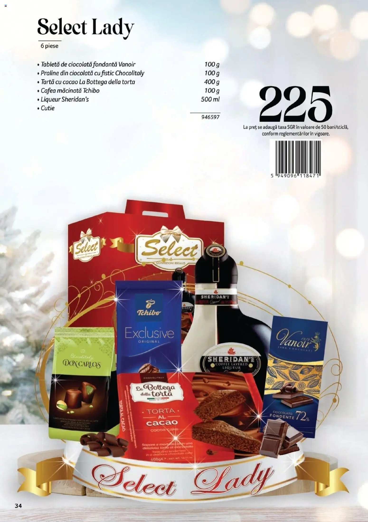 Noul catalog Selgros – valabil de la 07.11.2025 | Pagină: 34 | Produse: Cutie, Praline, Cafea, Ciocolată