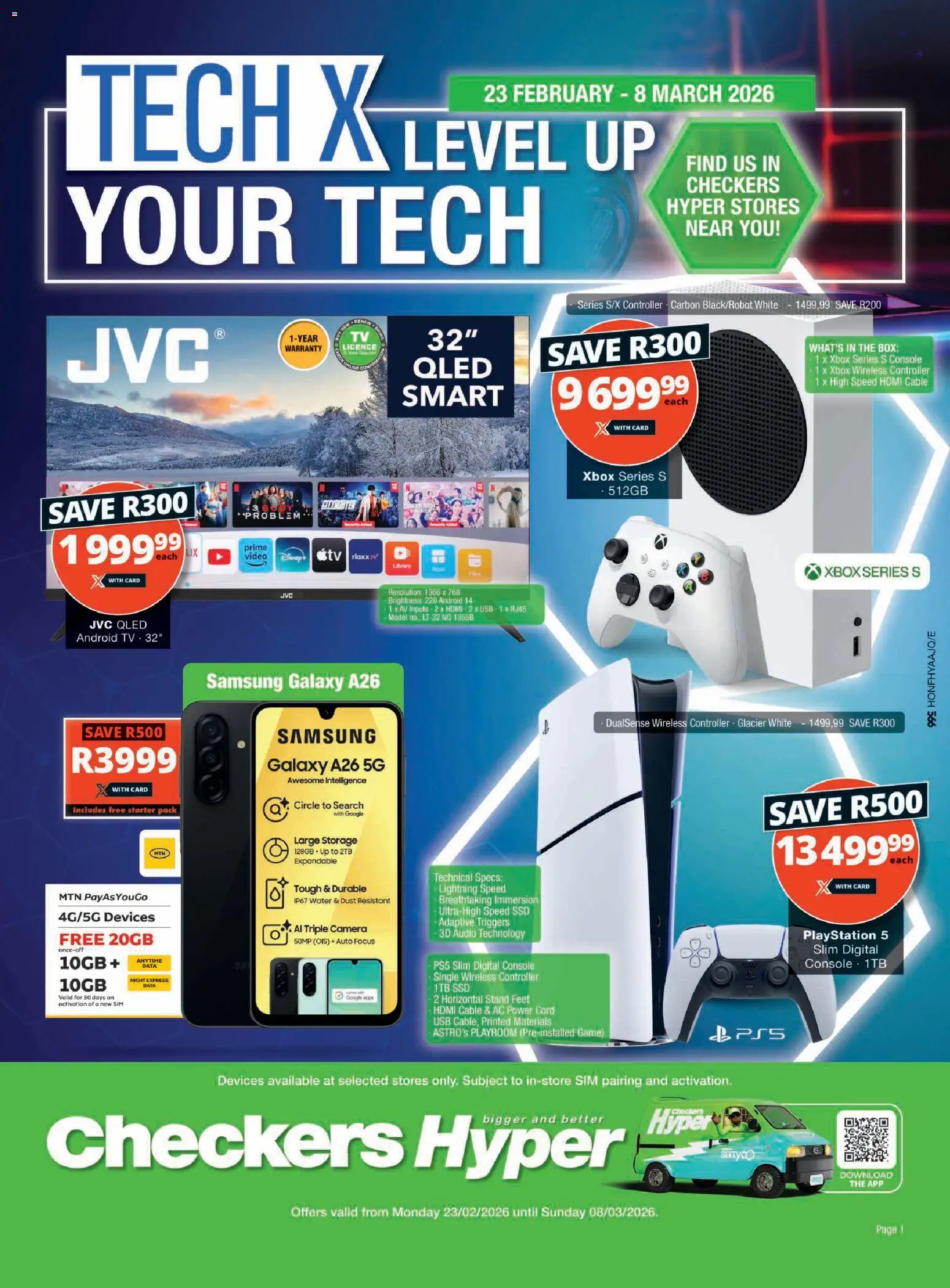 New Checkers catalogue – valid from 23.02.2026 | Page: 1 | Products: Data, Audio, Cable, Xbox