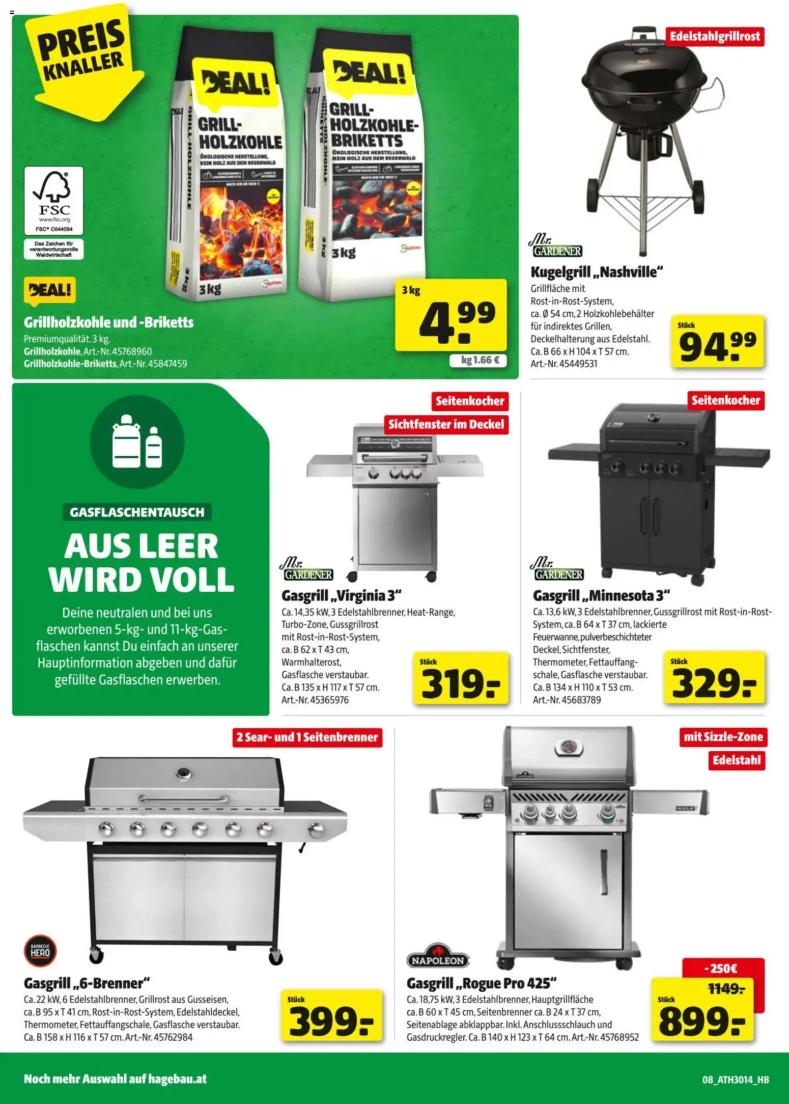 Hagebau Flugblatt gültig ab 27.04.2026 | Seite: 8 | Produkte: Grill