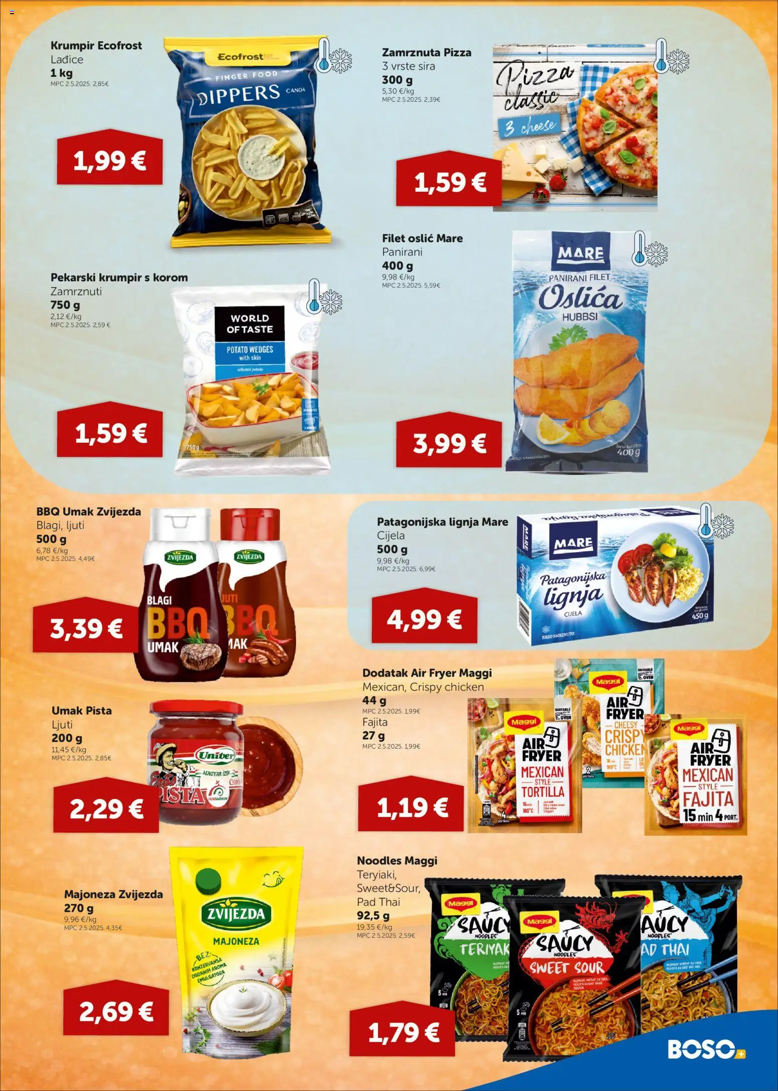 Boso katalog | vrijedi od 30.04.2026 | Stranica: 7 | Proizvodi: Krumpir, Majoneza, Umak, Oslić