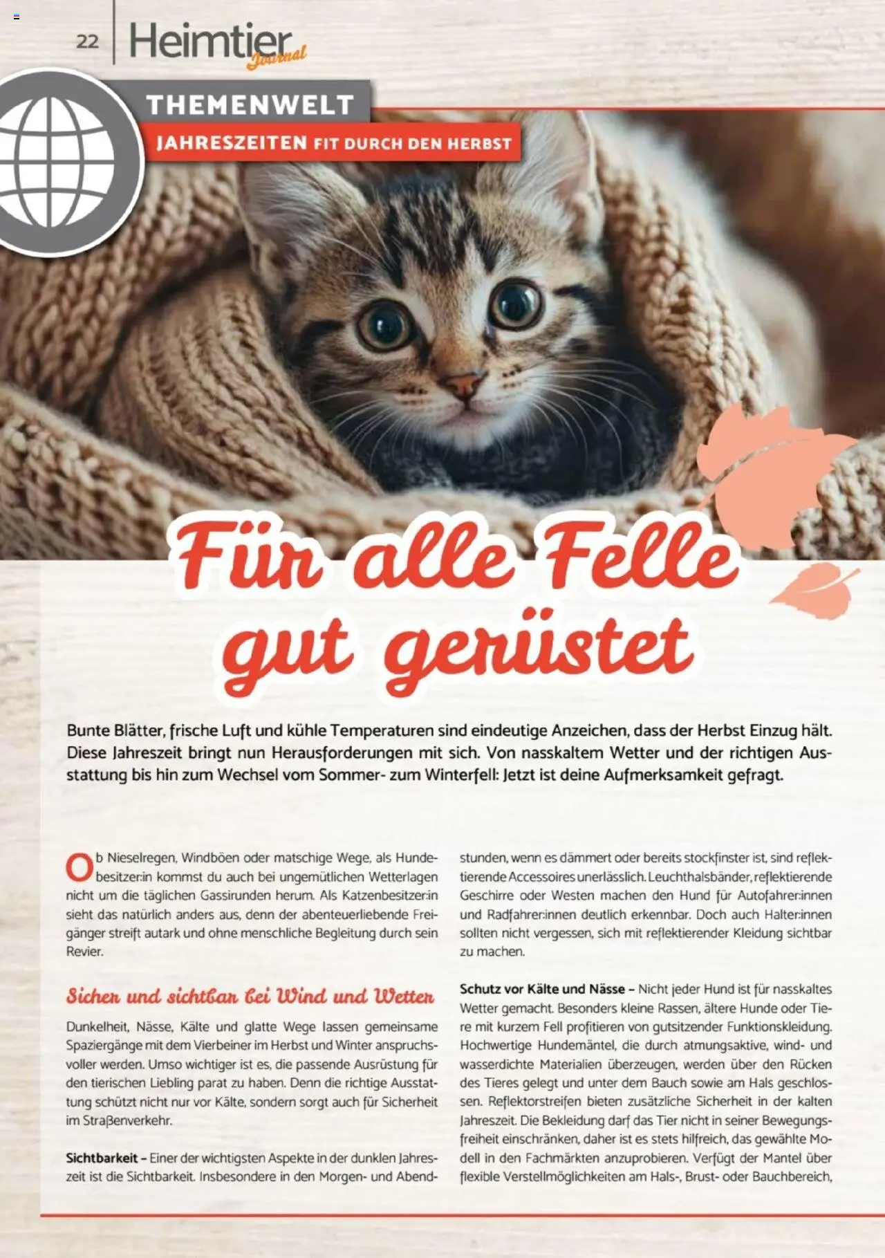 zookauf Heimtier Journal – gültig ab 01.10.2025 | Seite: 22 | Produkte: Bekleidung, Mantel