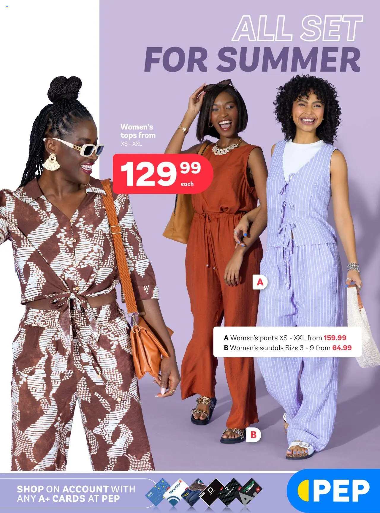 PEP Stores - Stores Specials │ valid from 22.08.2025 | Page: 3 | Products: Pants, Sandals