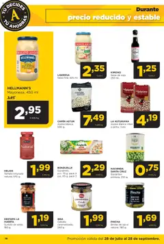 Alimerka folleto │ válido desde el 28.07.2025 | Página: 10 | Productos: Παγωμένο τσάι, Οθόνη προβολής, Funda, Tomate triturado
