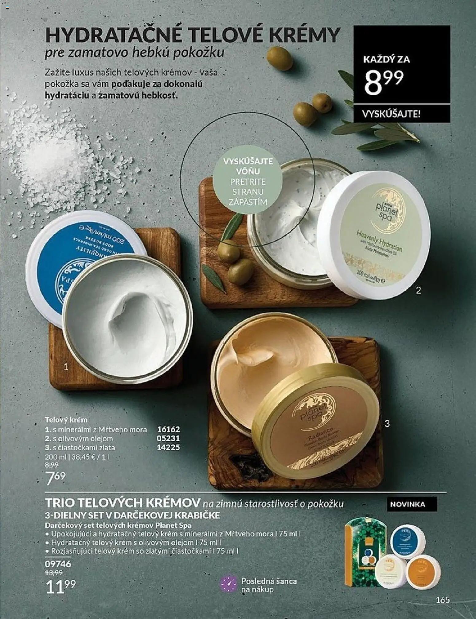 Nové Avon akcie – leták je platný od 01.01.2026 | Strana: 165 | Produkty: Telový krém, Krém