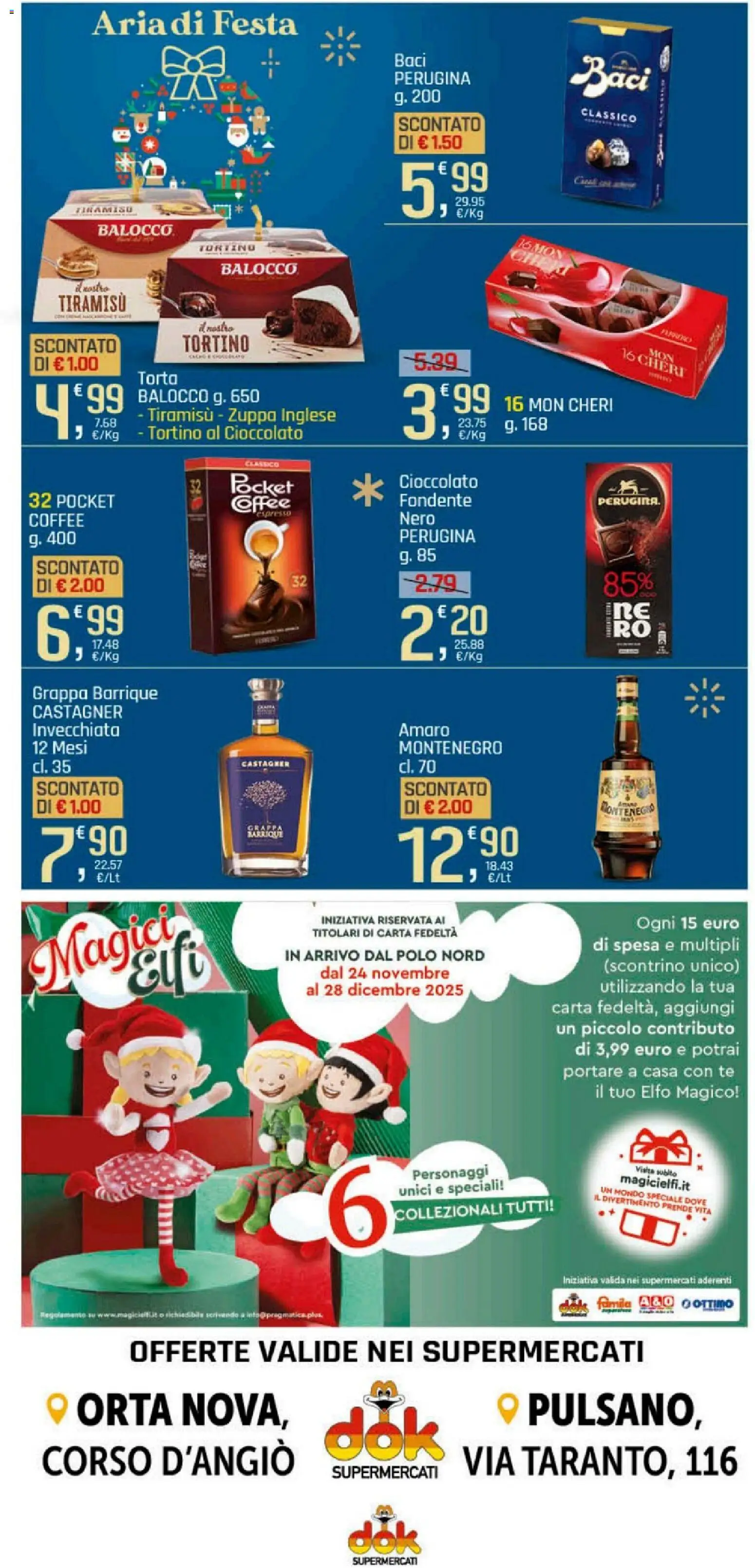 Volantino DOK del 20.11.2025 | Pagina: 13 | Prodotti: Polo, Torta, Grappa, Amaro