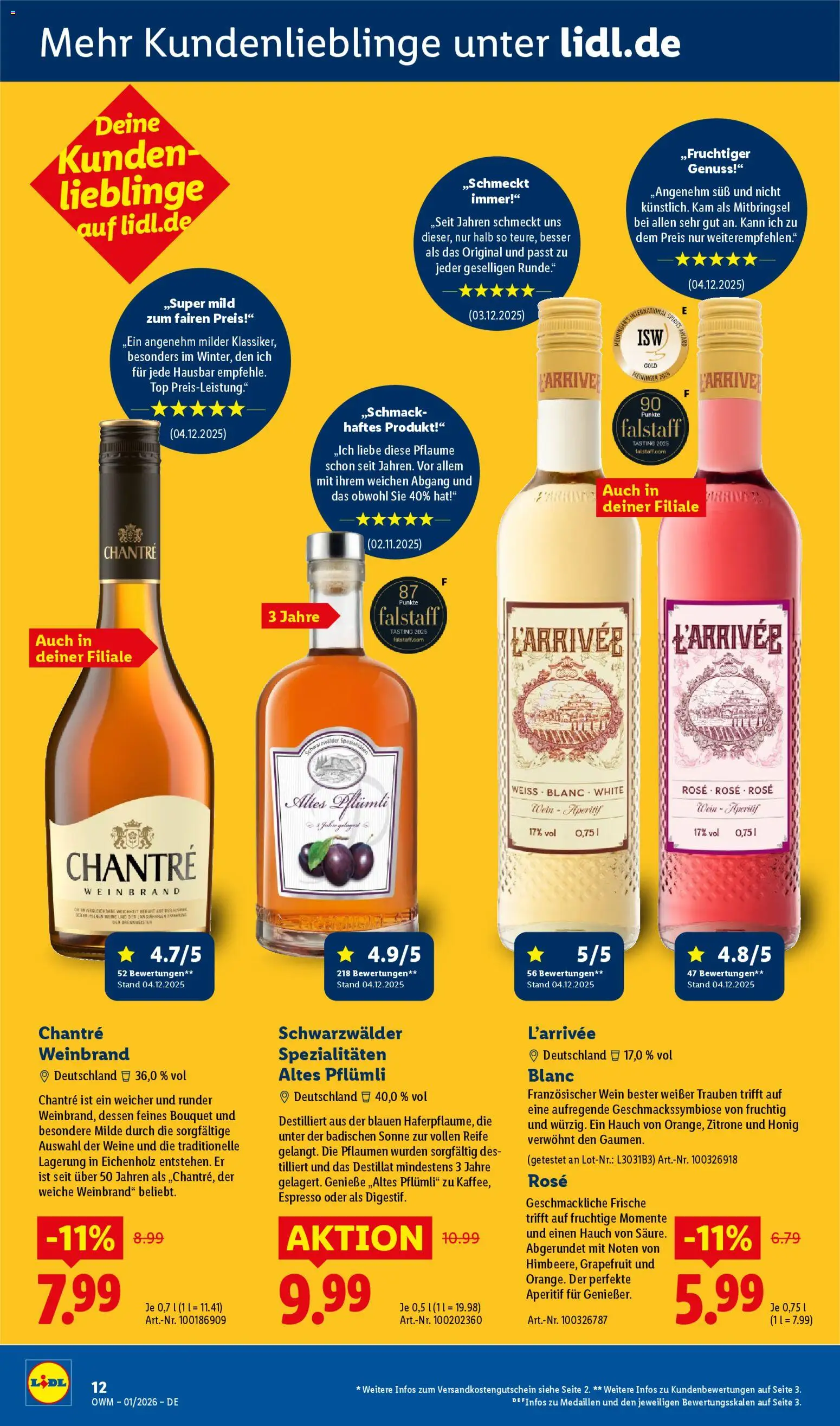 Lidl - Prospekt – gültig ab 01.01.2026 | Seite: 12