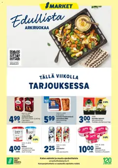 Katso S-market tarjoukset - Edullista Arkiruokаa voimassa alkaen 06.08.2025