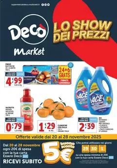 Anteprima del volantino Decò Market - Carosino catalogo valido a partire dal 20.11.2025