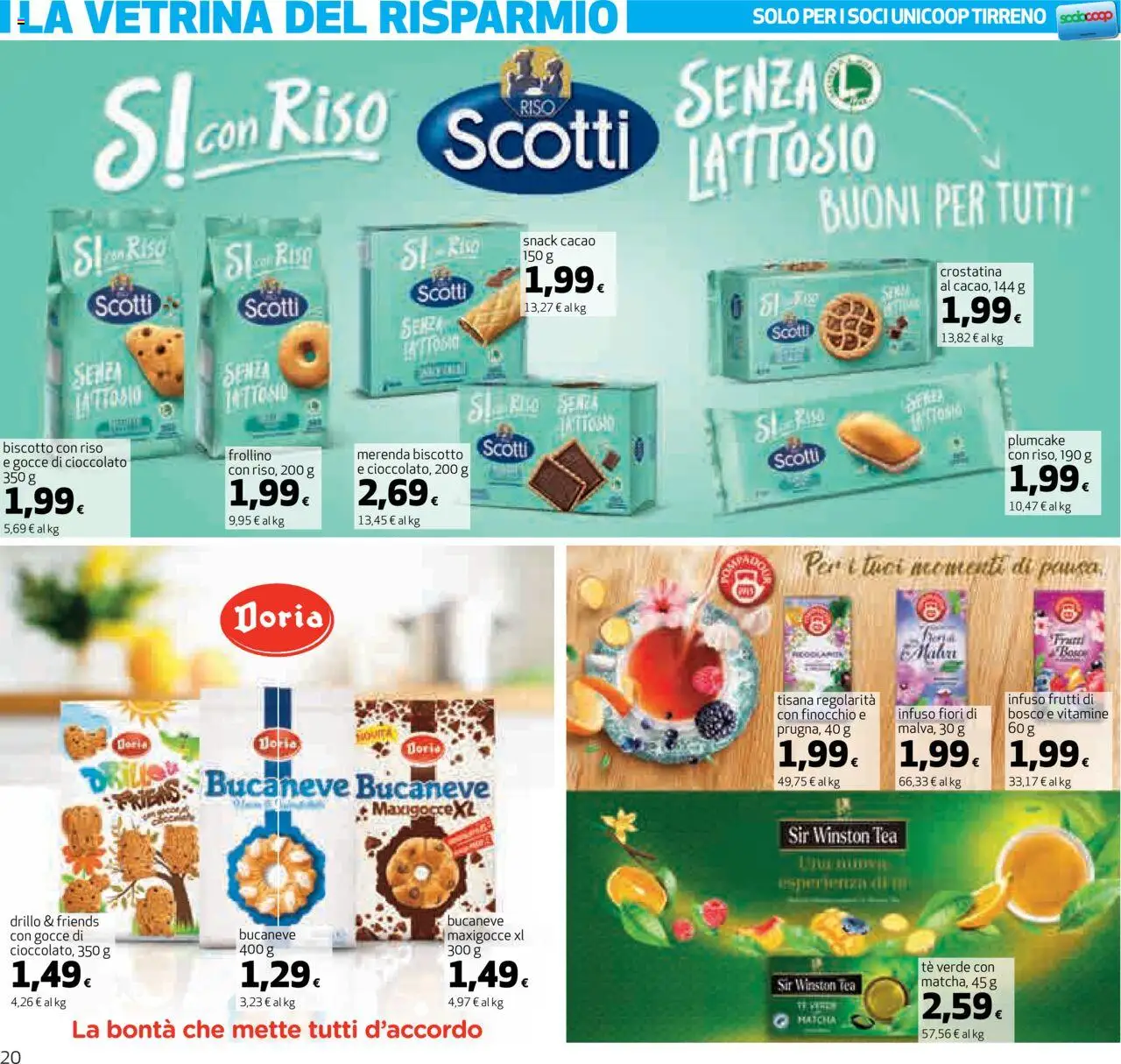 Volantino Ipercoop del 22.05.2025 | Pagina: 20 | Prodotti: Riso, Plumcake, Vetrina, Cacao