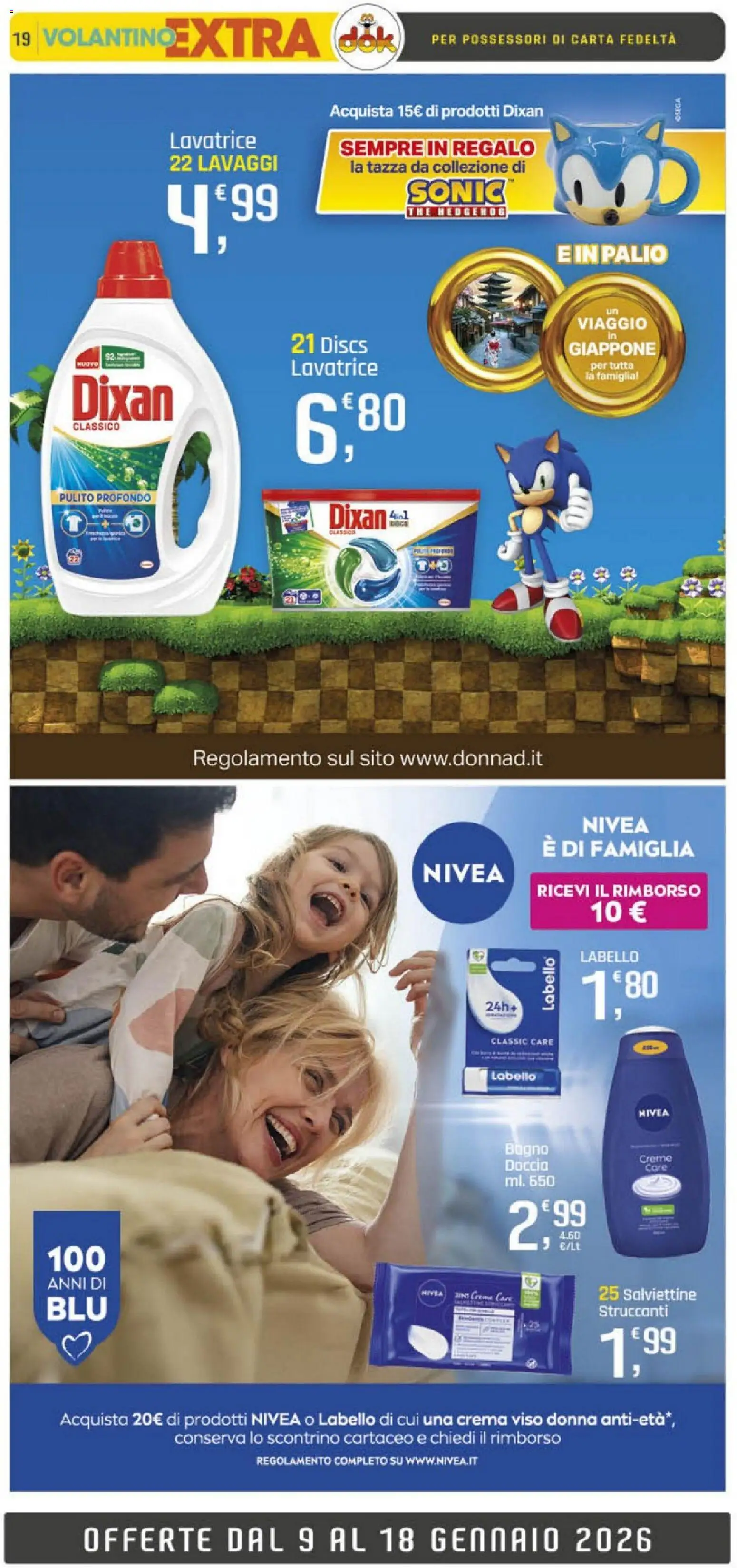 Volantino DOK del 09.01.2026 | Pagina: 19 | Prodotti: Crema, Lavatrice, The, Doccia