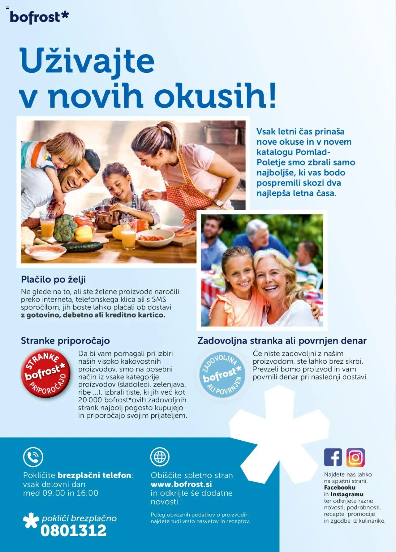 Novi Bofrost katalog ponudbe – veljaven od 01.05.2025 | Stran: 2 | Izdelki: Telefon, Ribe