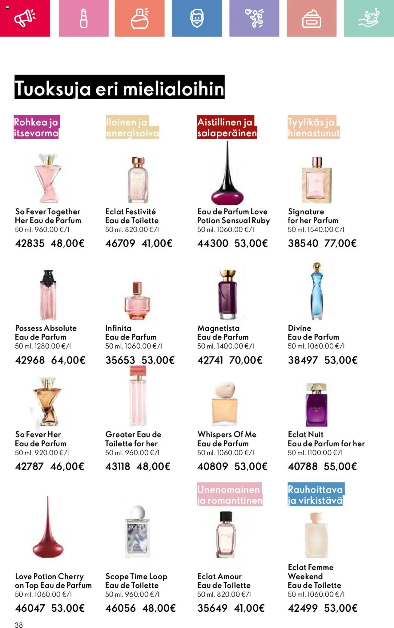  | Sivu: 38 | Tuotteet: Eau de toilette