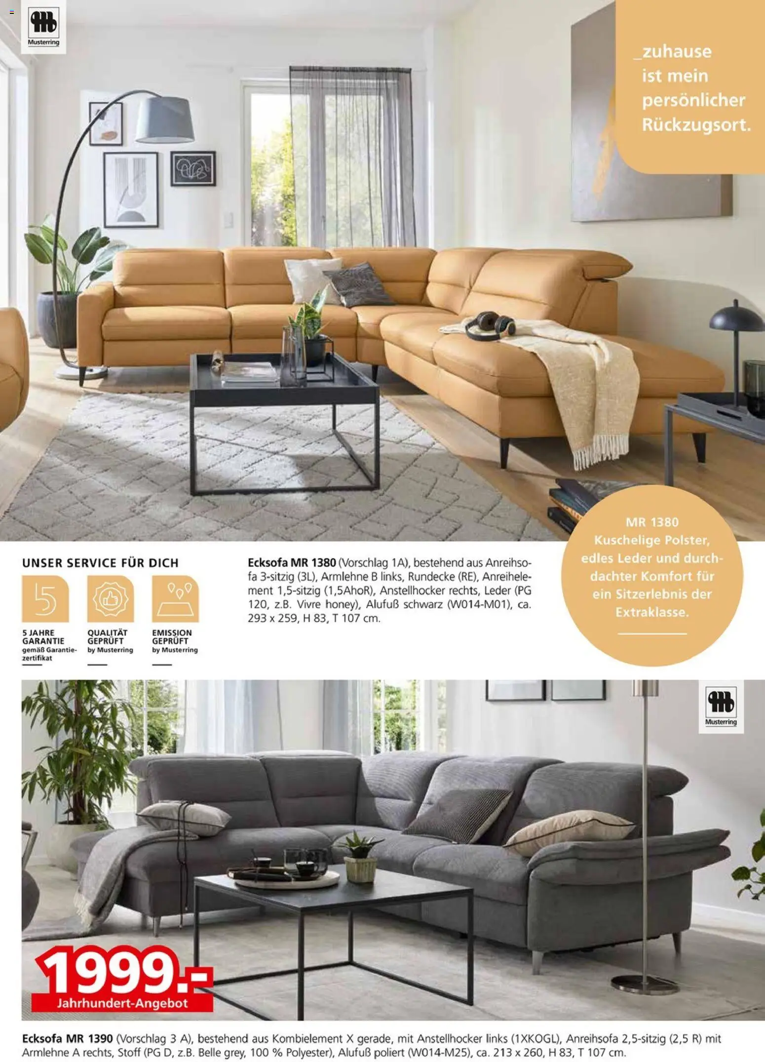 Segmüller Musterring  – gültig ab 03.11.2025 | Seite: 7 | Produkte: Ecksofa